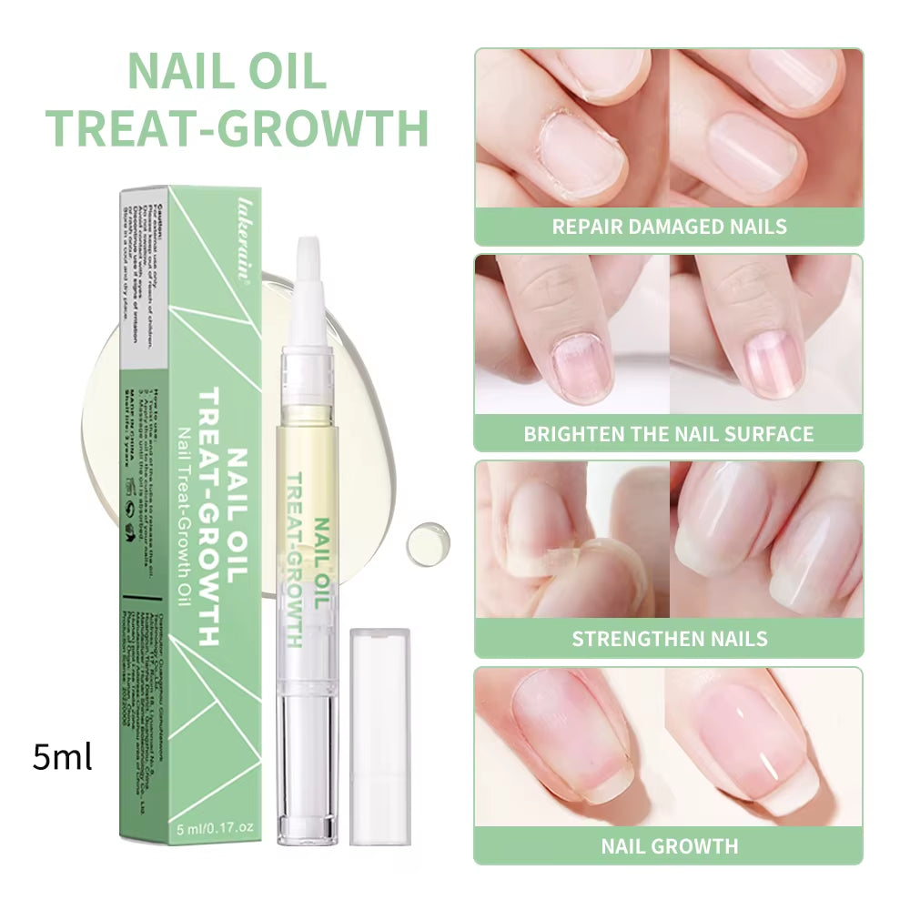 Nail Treat -Growth Nail Strengthener Healthy Strong Nail Growth Oil Help Splits Thin Nails Repair Manicure Nail Hardener Polish